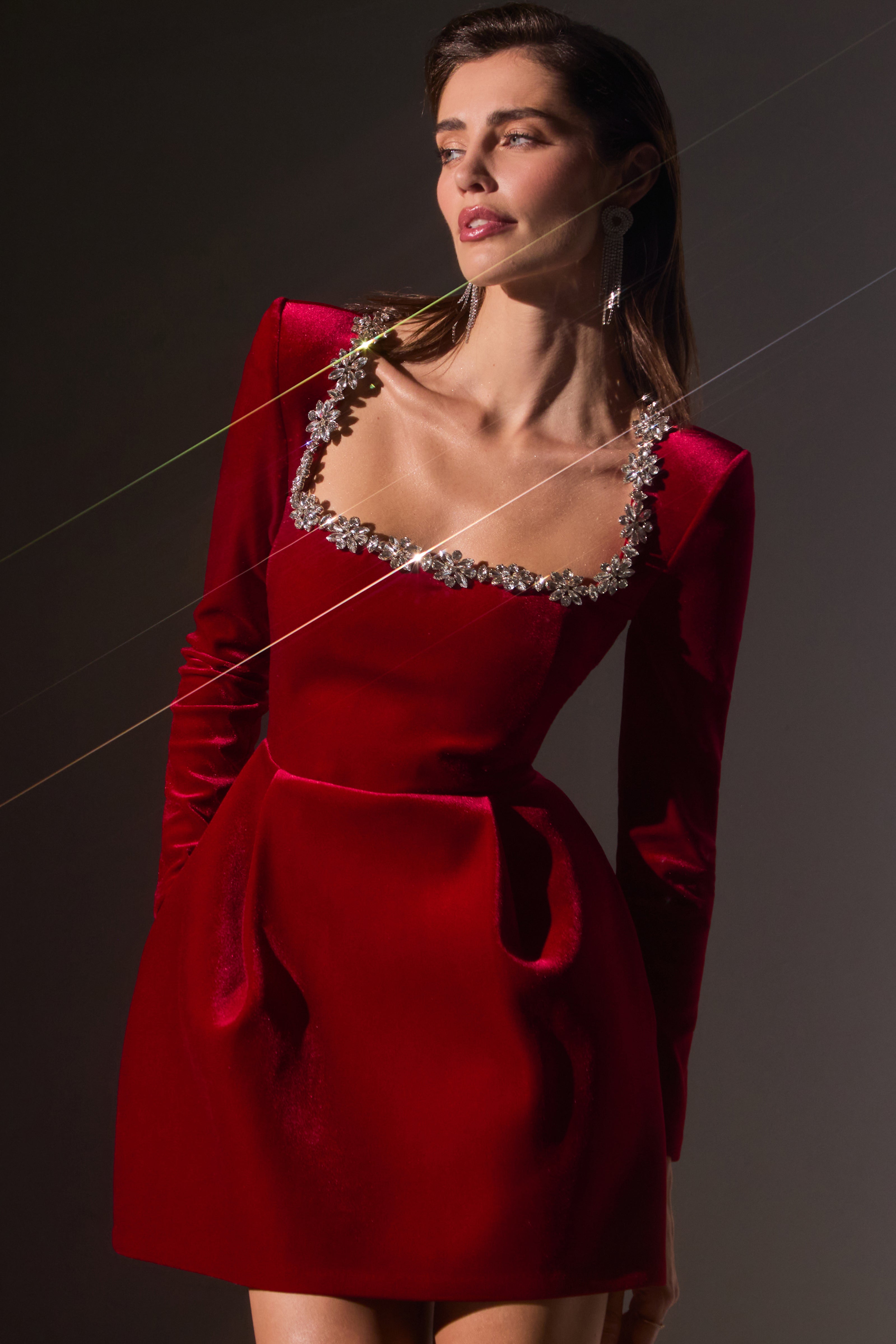 Kimberly Rotes Kleid