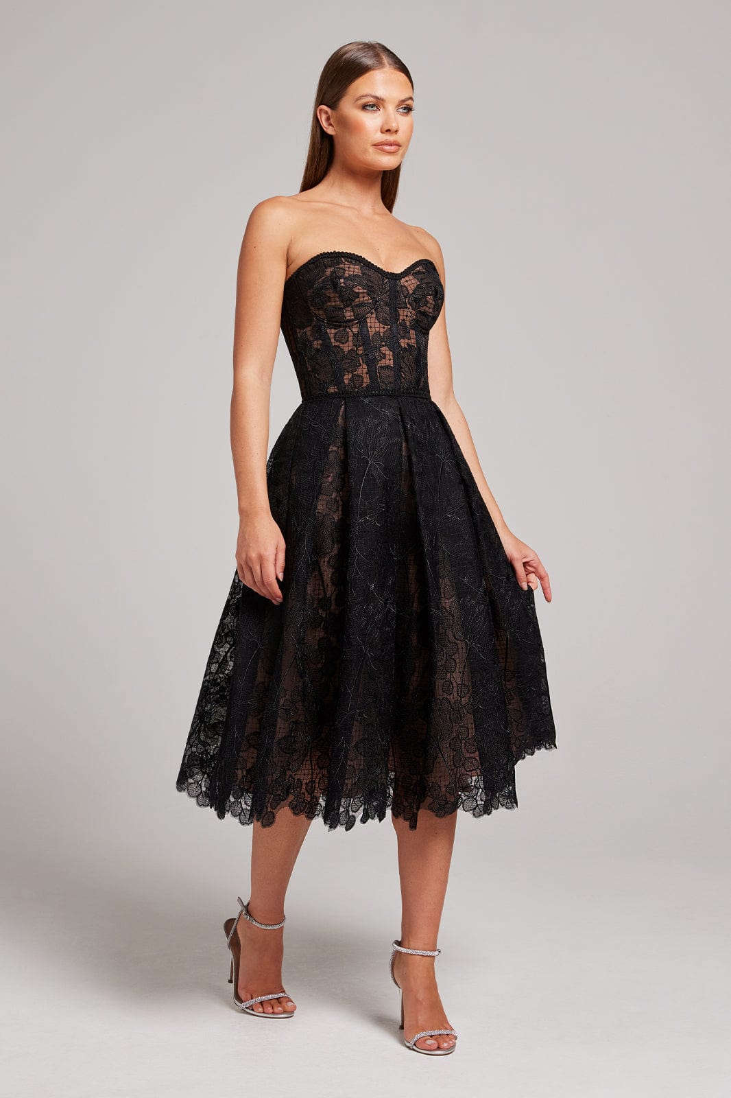 Olivia - Schwarzes Kleid