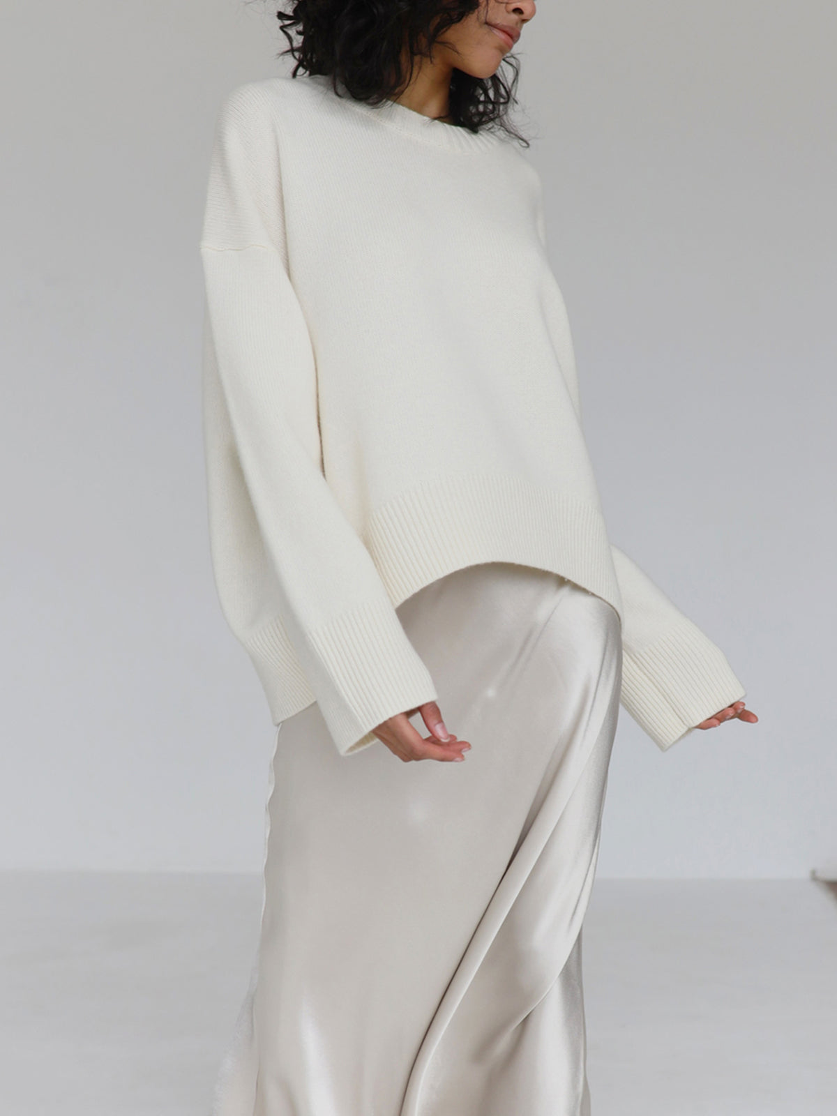 Lily- Zuckerwatte Oversized Pullover Sweatshirt