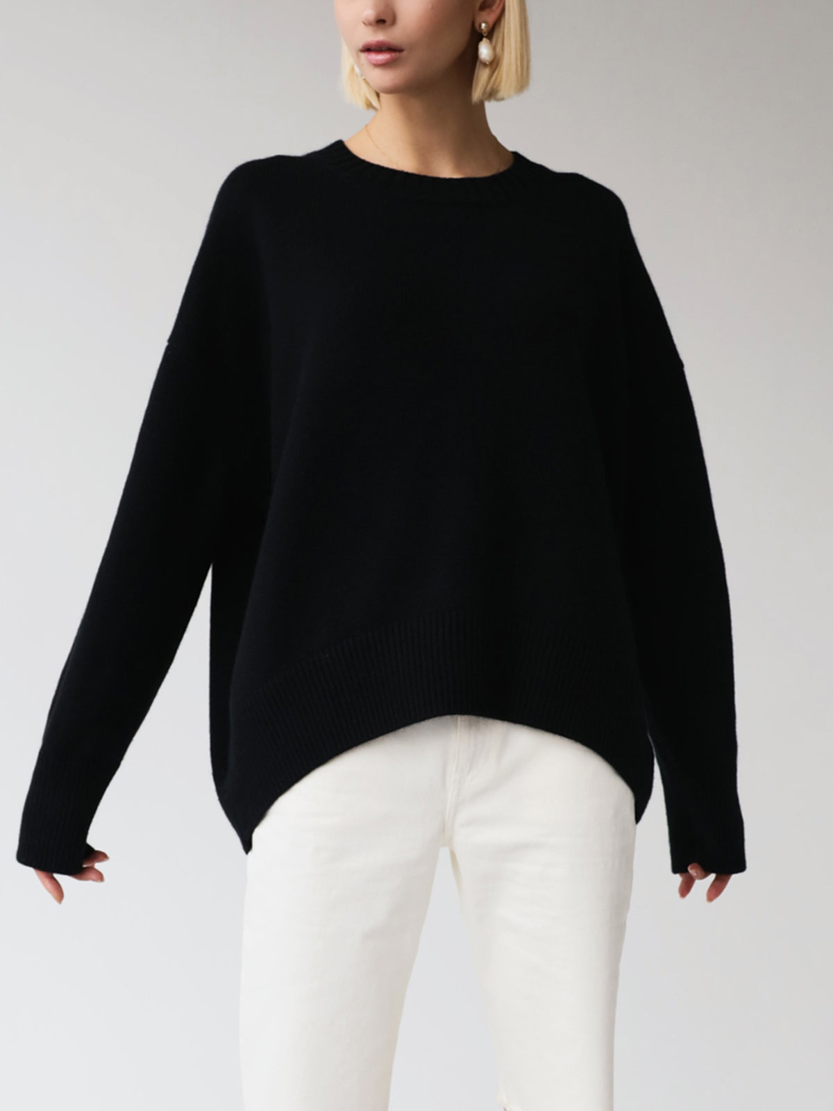 Lily- Zuckerwatte Oversized Pullover Sweatshirt