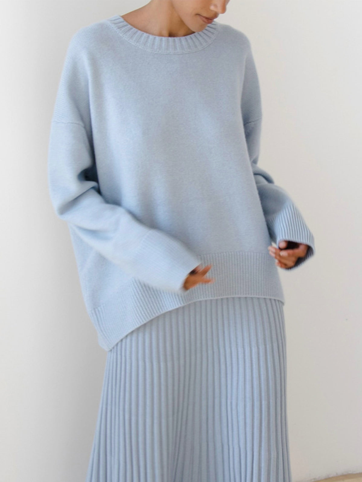 Lily- Zuckerwatte Oversized Pullover Sweatshirt