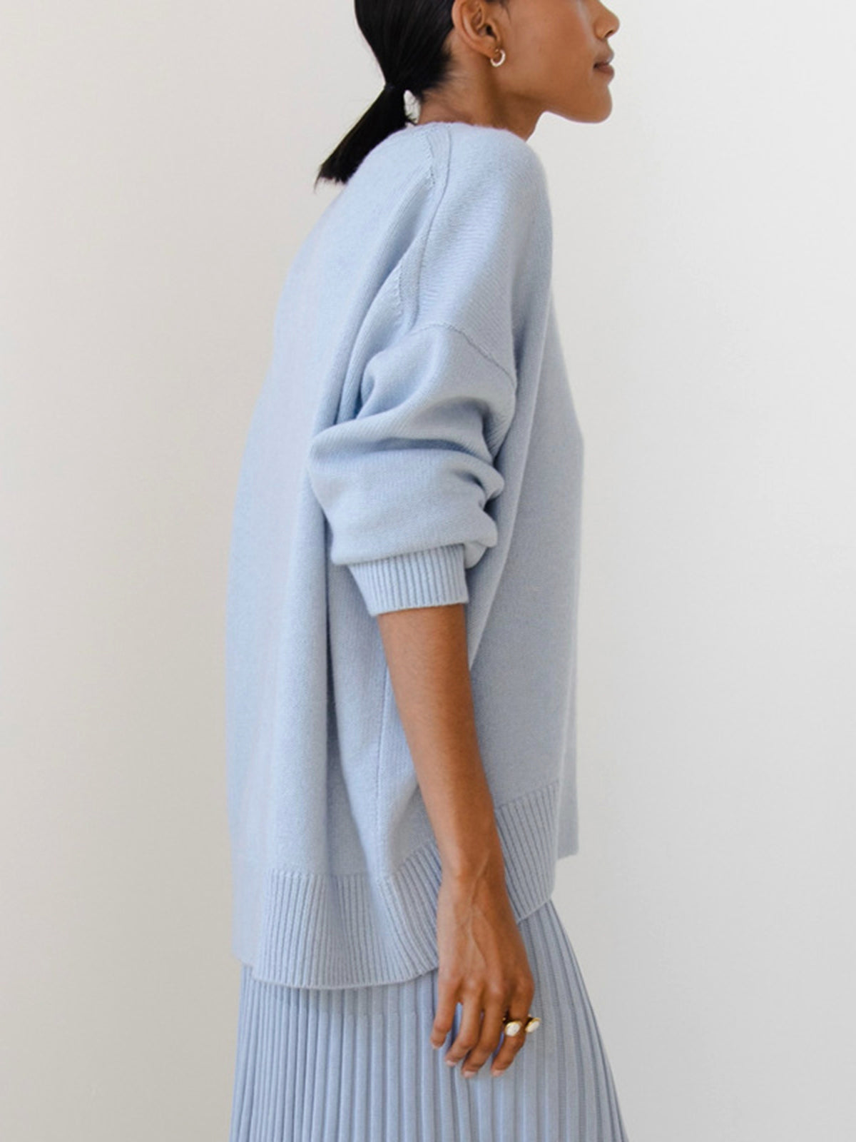 Lily- Zuckerwatte Oversized Pullover Sweatshirt