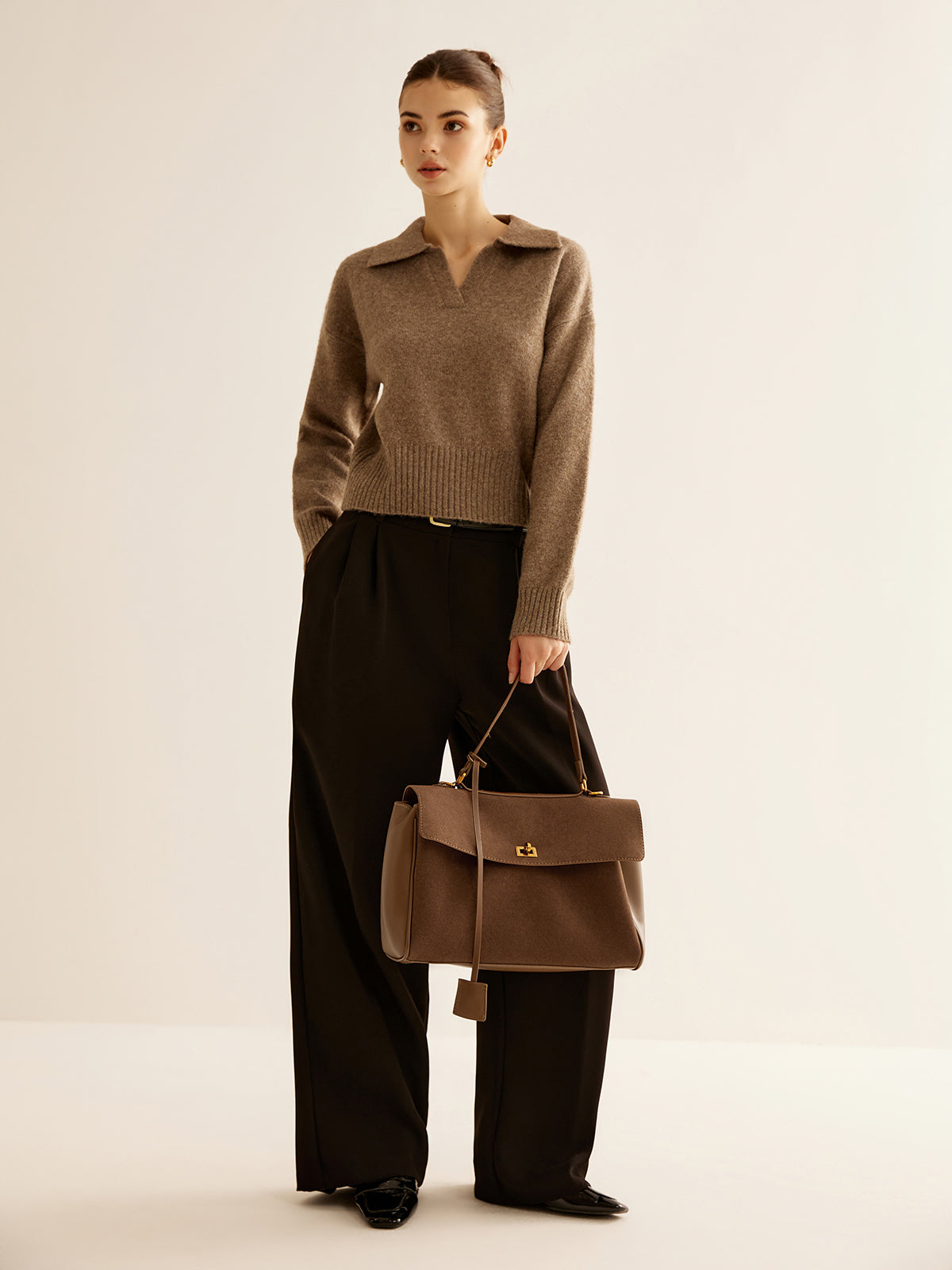 Utility große Kapazität Klapp-Schultertasche