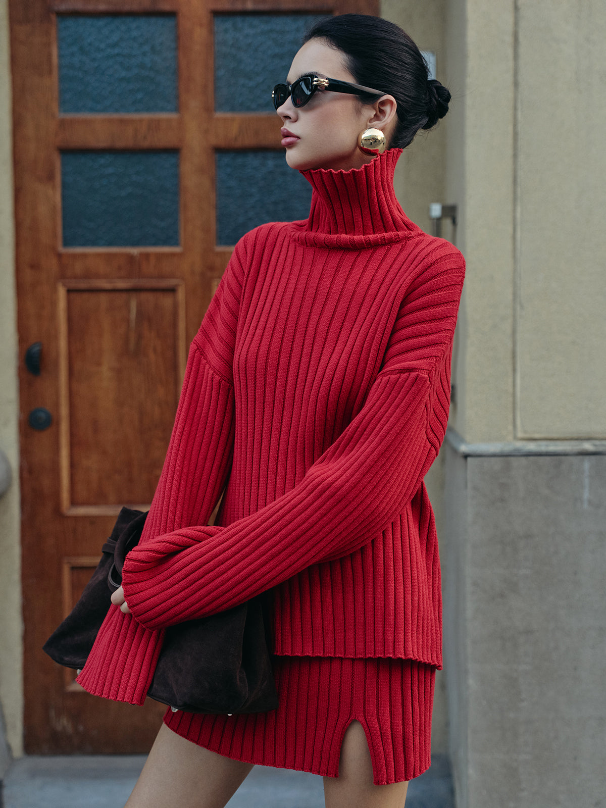 Kate- Einfarbig gerippt, 2-teiliges Set