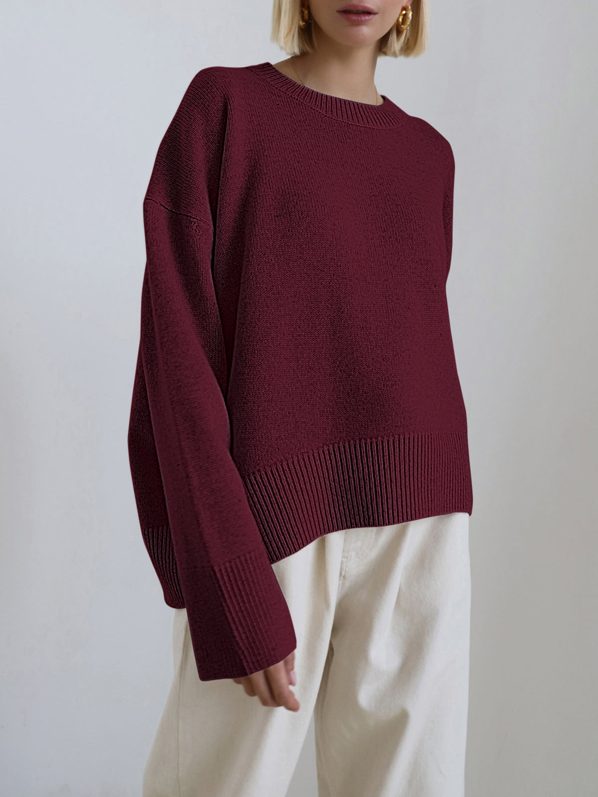 Lily- Zuckerwatte Oversized Pullover Sweatshirt