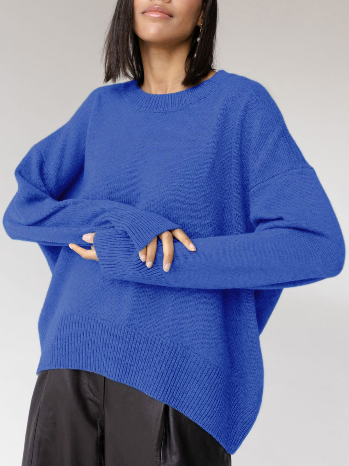 Lily- Zuckerwatte Oversized Pullover Sweatshirt
