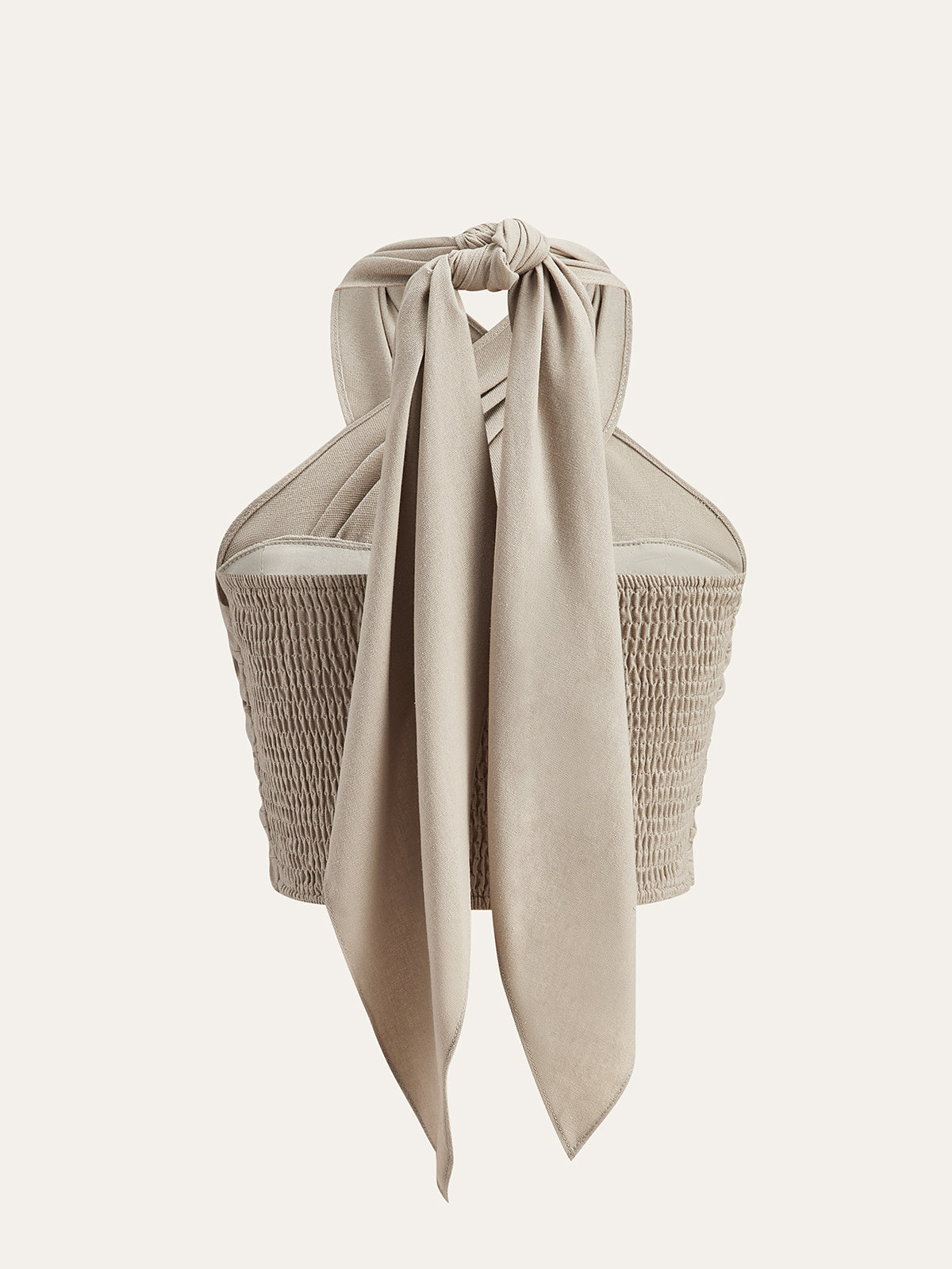 Lanya- Baumwolle & Leinen Kreuzkreuz Halfter Tanktop