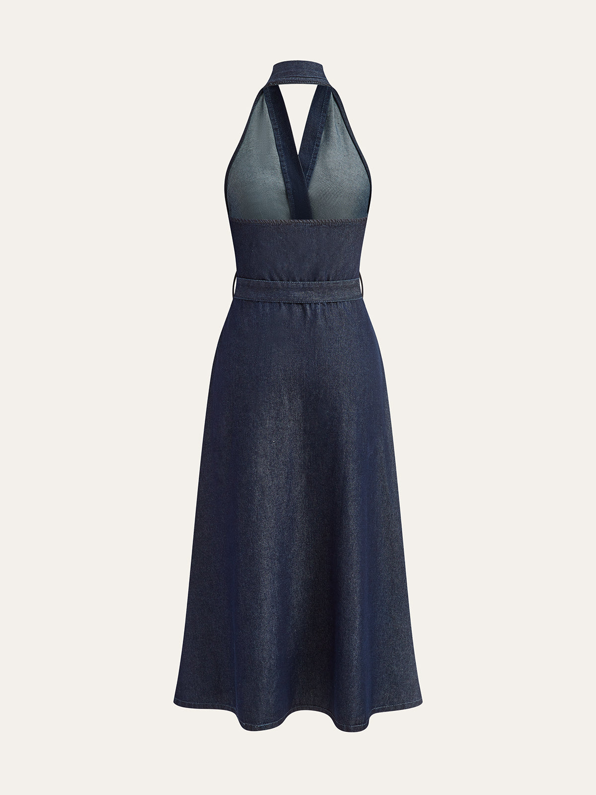 Maysa- Jeans Midi Kleid mit Hängetank