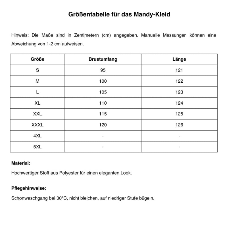 Mandy- Maxi Kleid