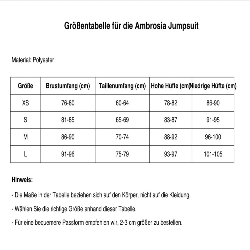 Ambrosia- lange Ärmel Blumen Diamanten Stickerei Jumpsuit.