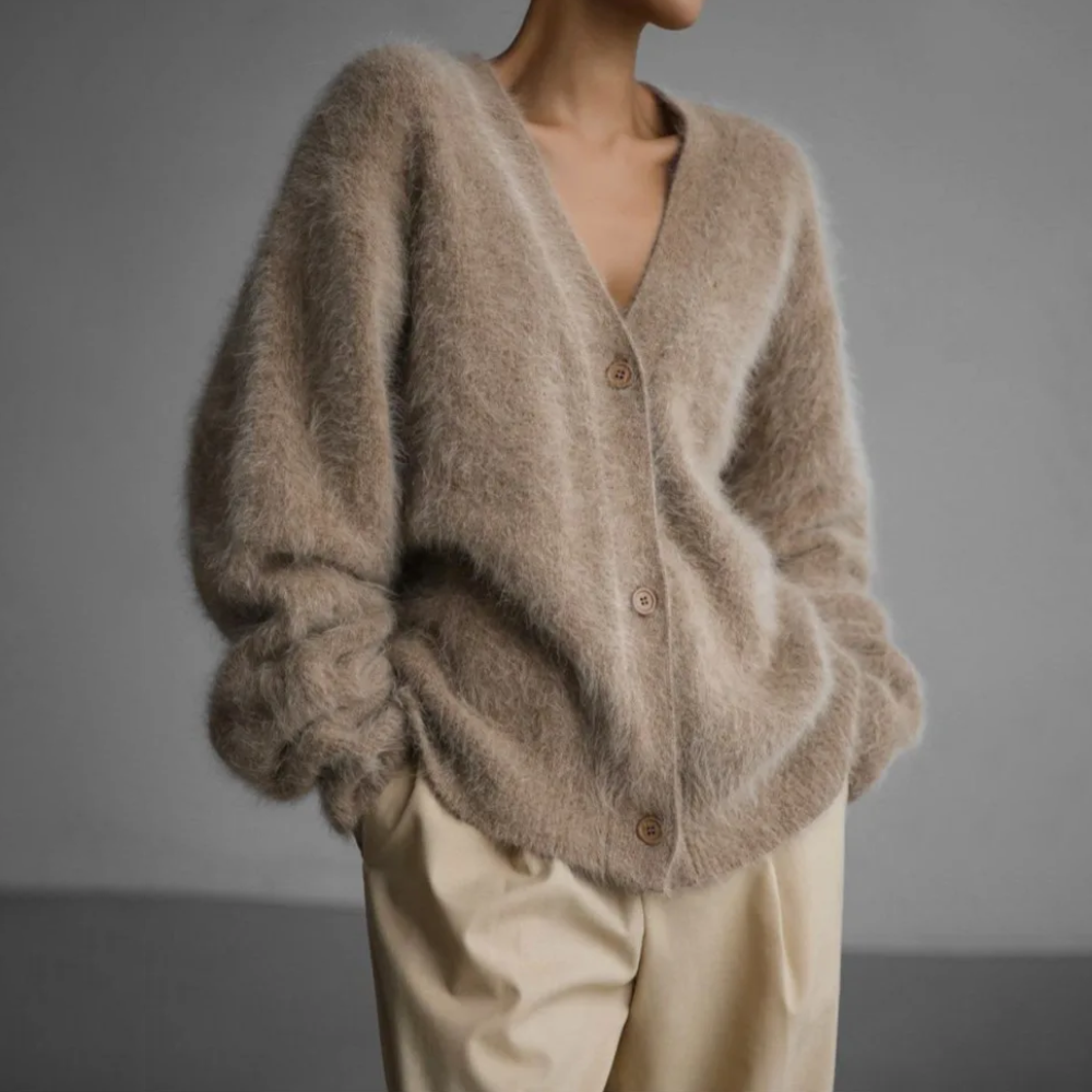 Rita- elegante weiche Strickjacke