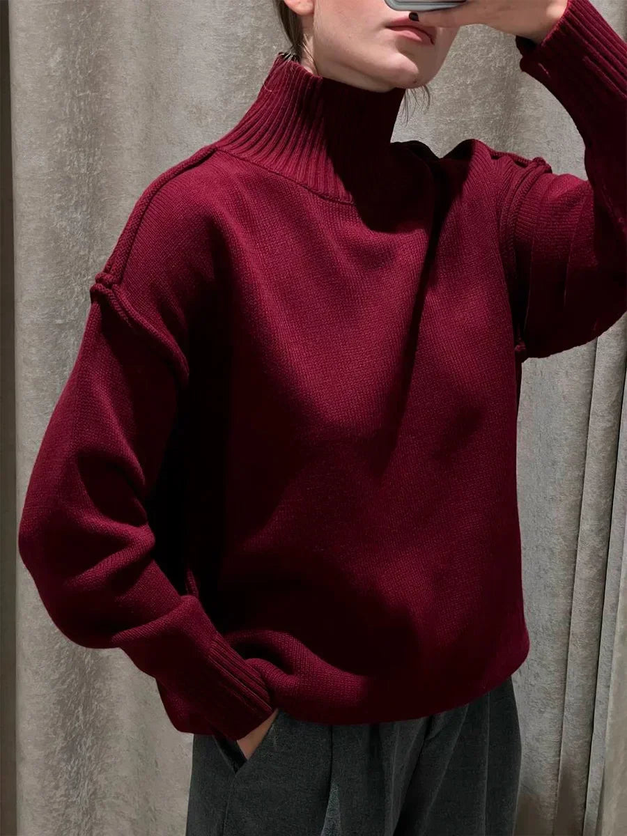 Zora- Strickrollkragenpullover