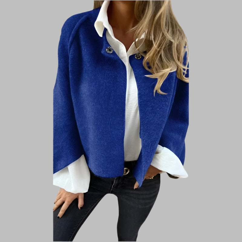 Lässige Batwing-Kaschmirjacke