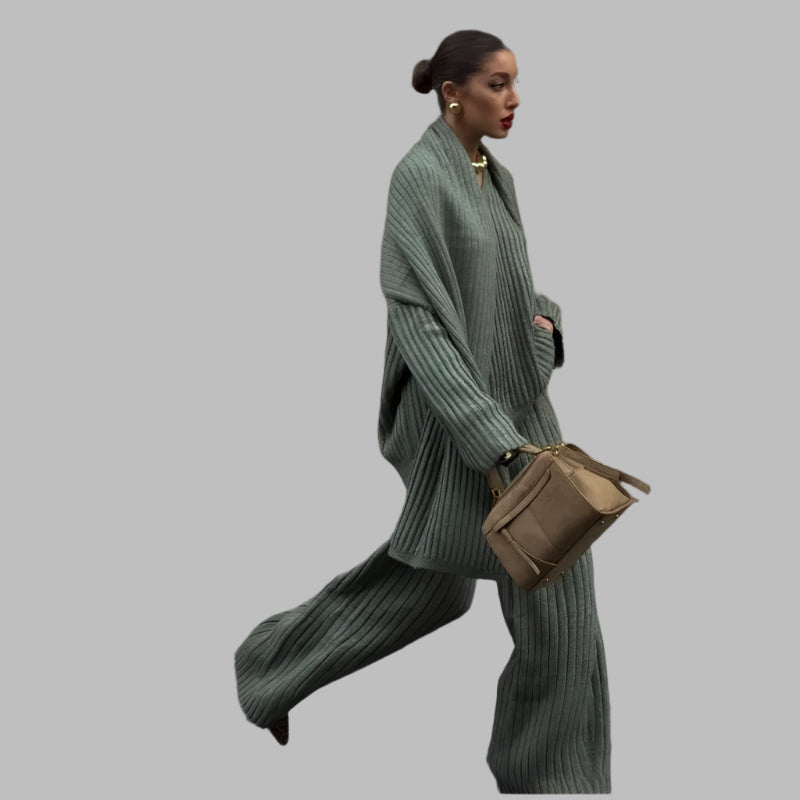 Lea- Stilvoller Cardigan & Top Set