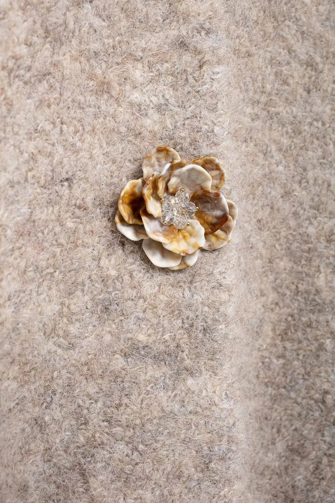 Sally-Jersey-Strickjacke