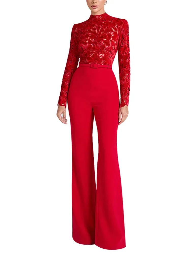 Dania- Spitzen-Patchwork-Overall