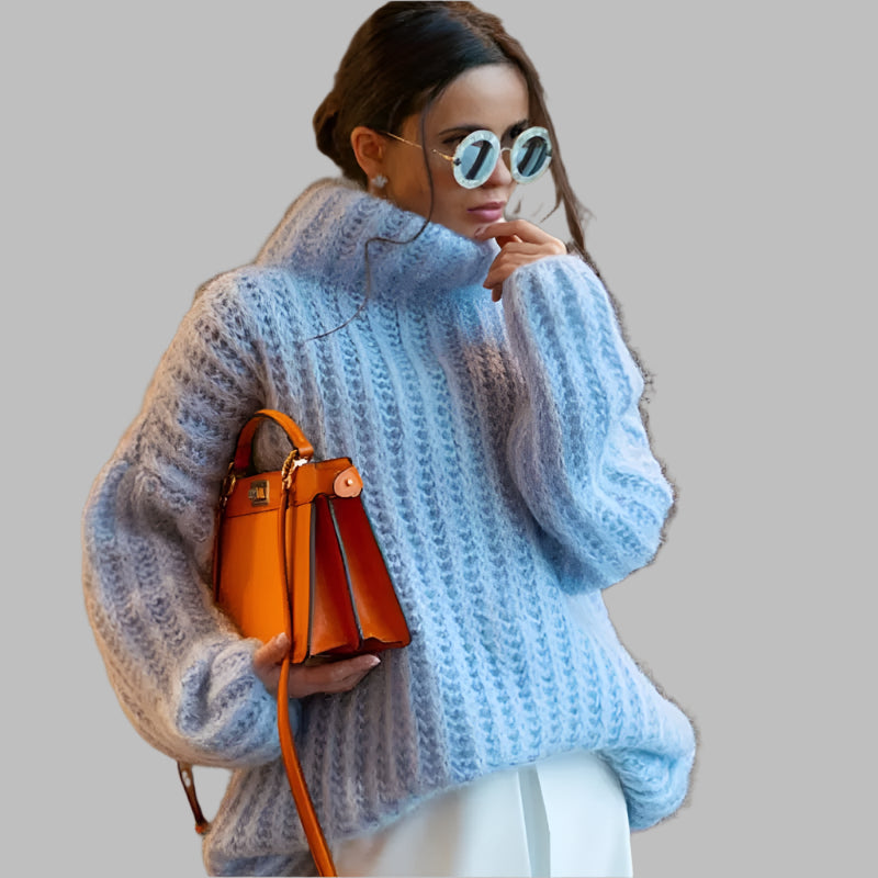 Lica- Einfarbiger Langarmpullover