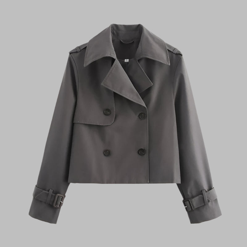 Eleganter Vintage Trenchcoat für Damen
