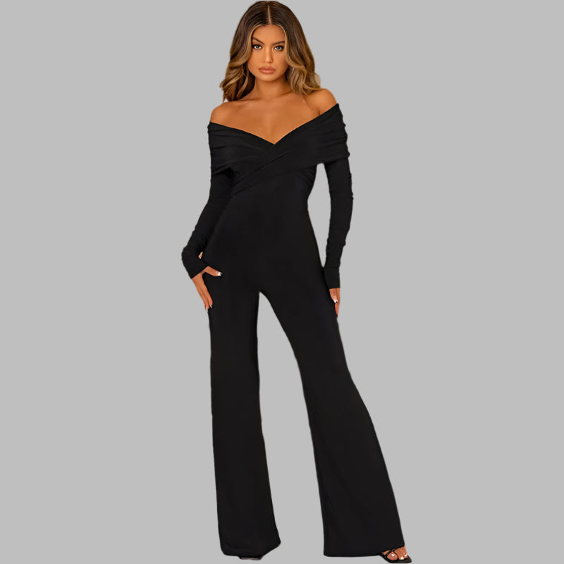 Fabi- Off- Shoulder Jumpsuit