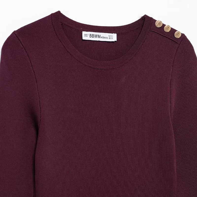 Lara- Kleid im Burgundy