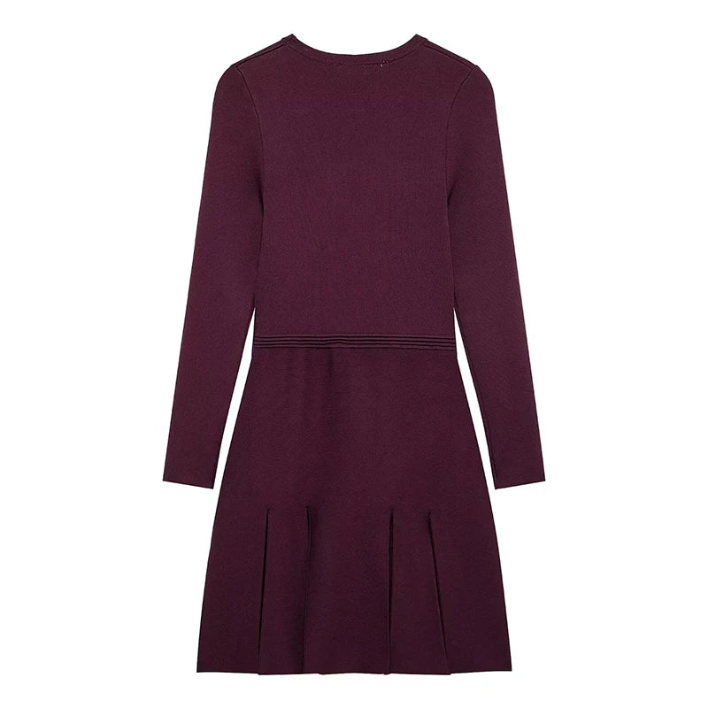 Lara- Kleid im Burgundy