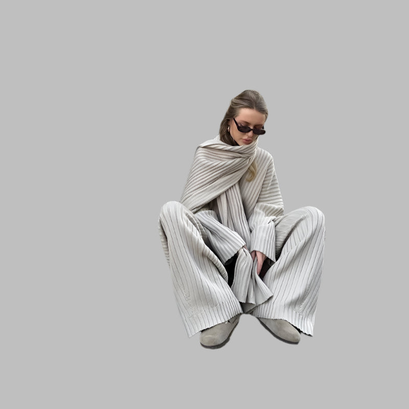 Lea- Stilvoller Cardigan & Top Set