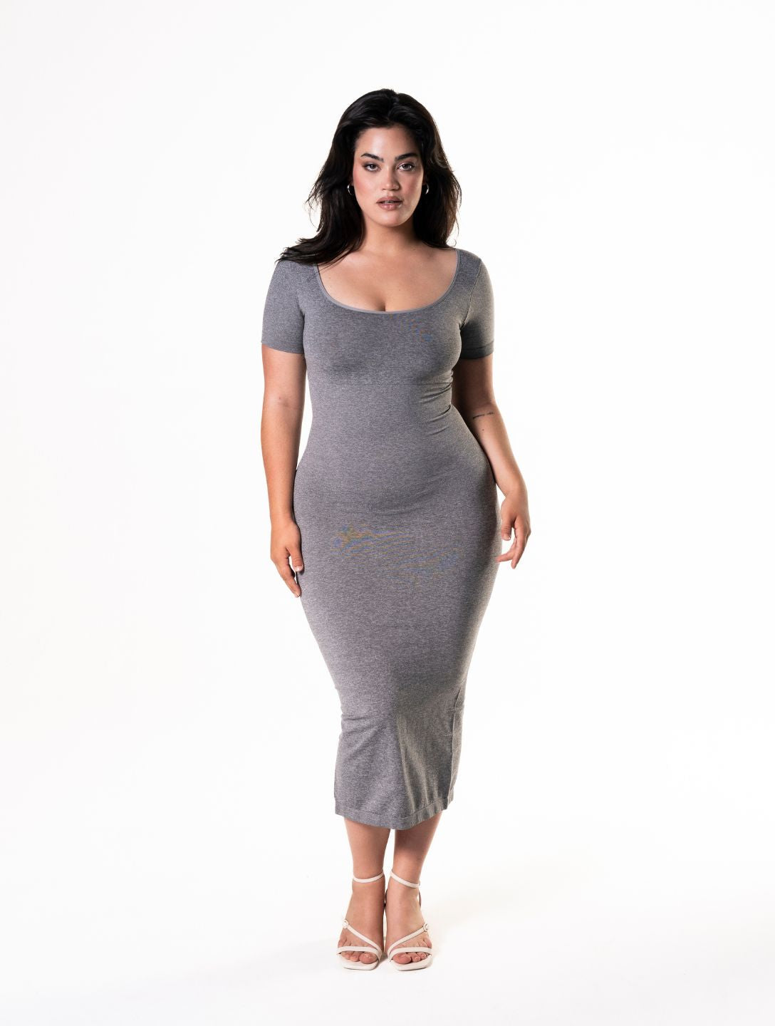 Nancy -bodycon Shapewear Midi Kleid