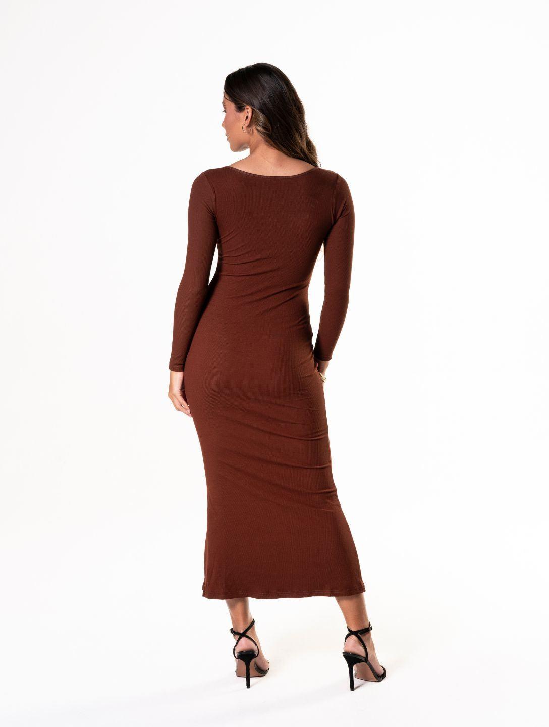 Shapewear-Kleid mit langen Ärmeln