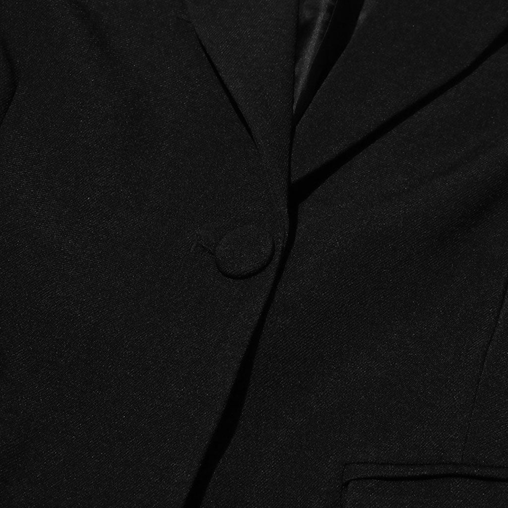 Prunkvoller mit Kristallen verzierter Reverskragen-Sakkoblazer