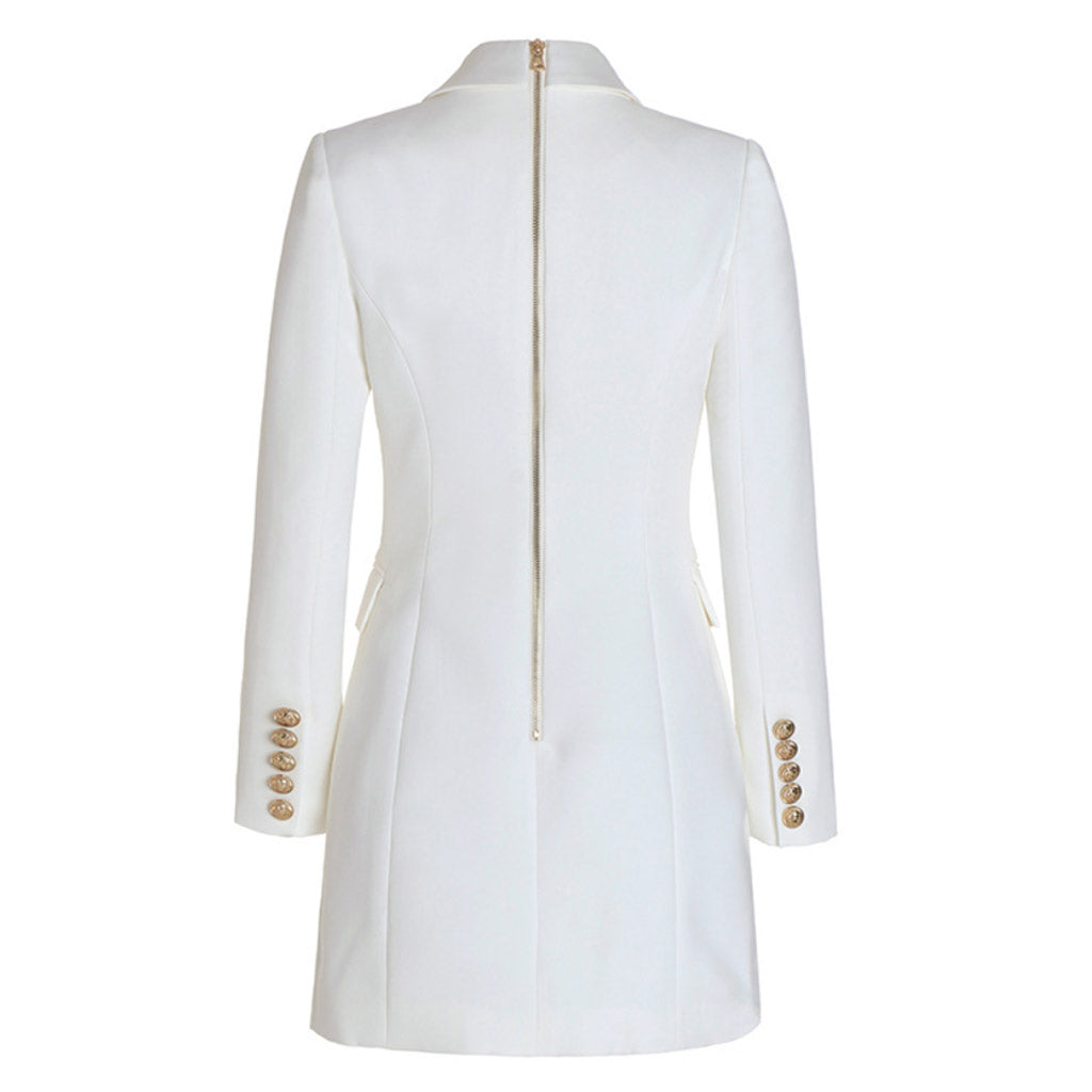 Olga- Trendiges Langarm-Blazer-Minikleid